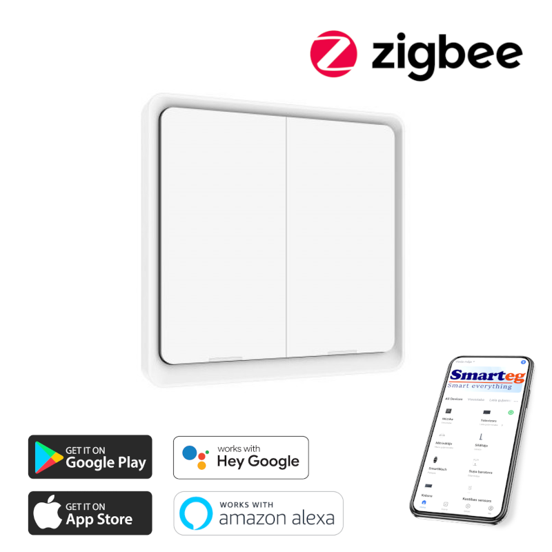 2 button wall switch (Zigbee)