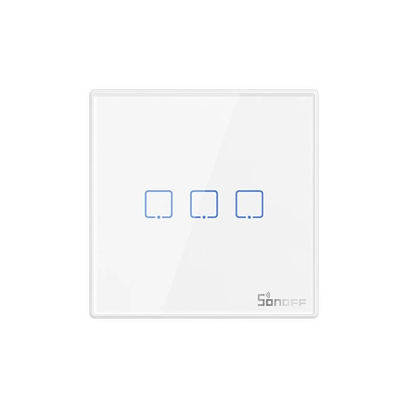 Smart Wireless Wall Switch T2EU3C-RF 433MHz (3-channel) Sonoff