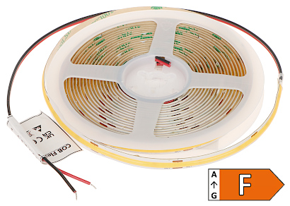LED GAISMAS STRIP LED-COB-24V/12W-NW/5M - 4000 K MW Lighting