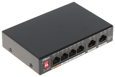 SLĒDZI POE PFS3006-4GT-60-V2 4-PORT DAHUA