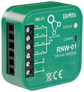 IEEJAS SASKARNE RNW-01 Wi-Fi SUPLA ZAMEL