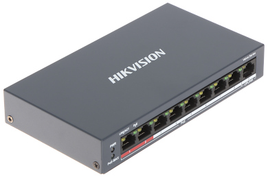 SLĒDZS POE DS-3E0109P-E/M(B) 8-PORT Hikvision