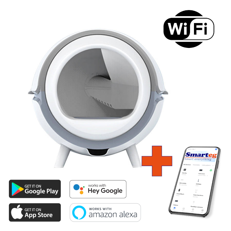 Gudra pašattīroša kaķu pakaišu kaste