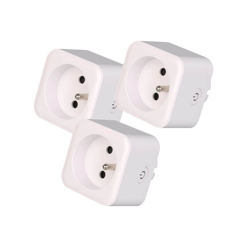 Smart set 3x indoor socket v2 with pin, type E, WiFi