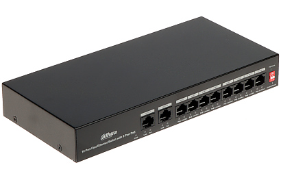 SLĒDZIS POE PFS3010-8ET-65 8-PORT DAHUA