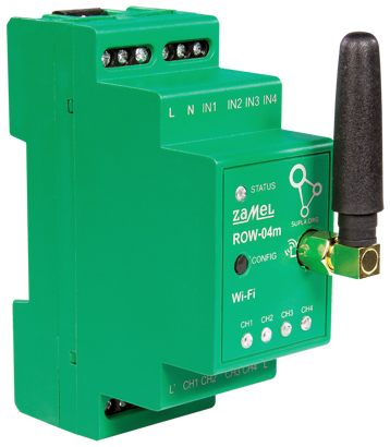 SMART SWITCH ROW-04M Wi-Fi SUPLA ZAMEL