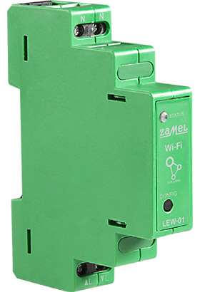 ELEKTROENERĢIJAS MONITORS LEW-01 SUPLA VIENFĀZES ZAMEL