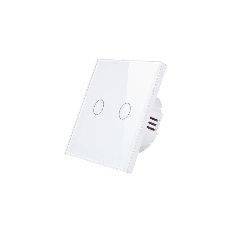 SmartWise Z2-LNS 2-gang Zigbee smart wall touch switch