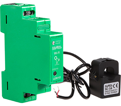 ELEKTROENERĢIJAS MONITORS LEW-02 VIENFĀZES ZAMEL