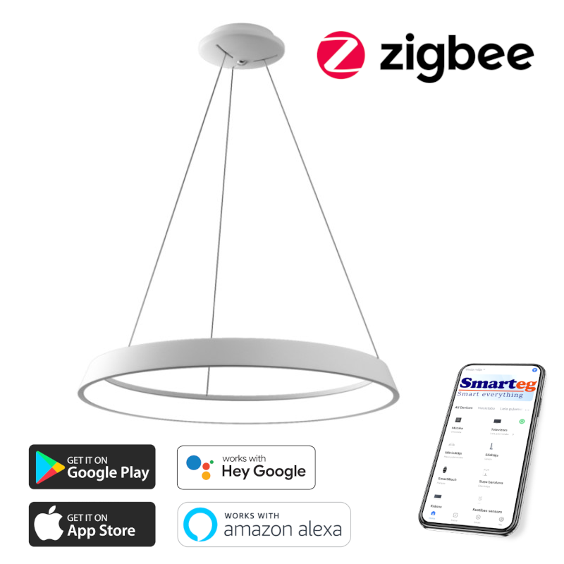 Smart celling lamp 80cm 48W white (Zigbee)