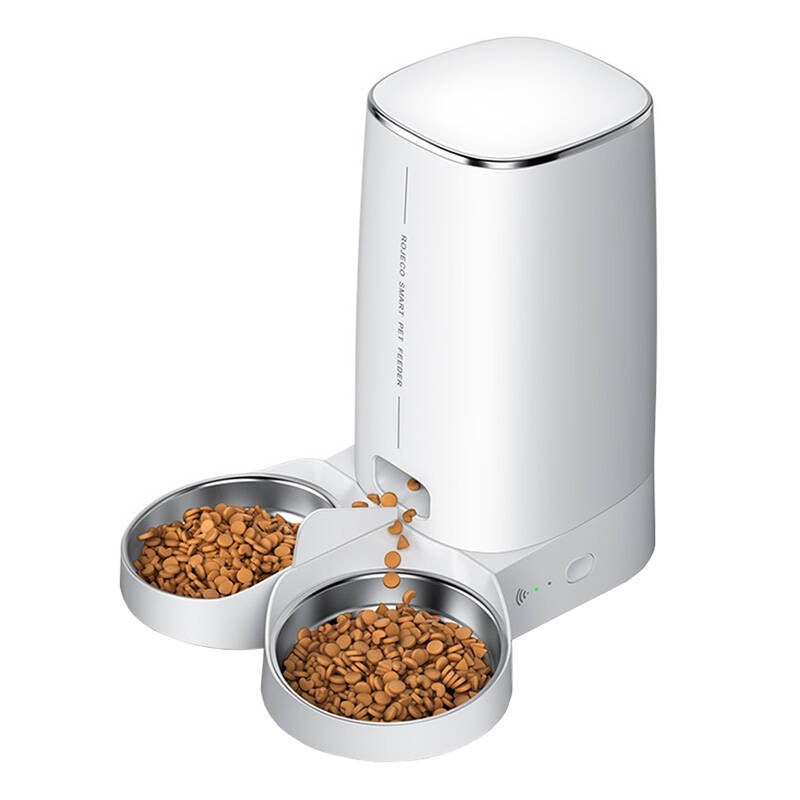4L Automatic Pet Feeder WiFi Version with Double Bowl Rojeco