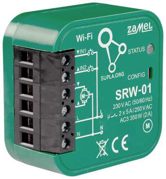 VIEDAIS VADĪTĀJS RUTOŠU SLĒĢIEM SRW-01 Wi-Fi 230&amp,nbsp,V AC ZAMEL