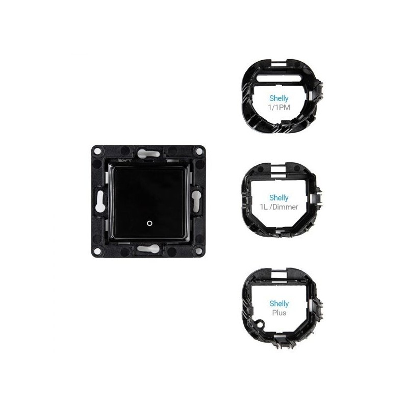 Shelly Wall Switch 1 button - Black