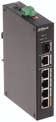 INDUSTRIĀLAIS POE SLĒDZIS PFS3106-4ET-60-V2 4 PORTU SFP DAHUA