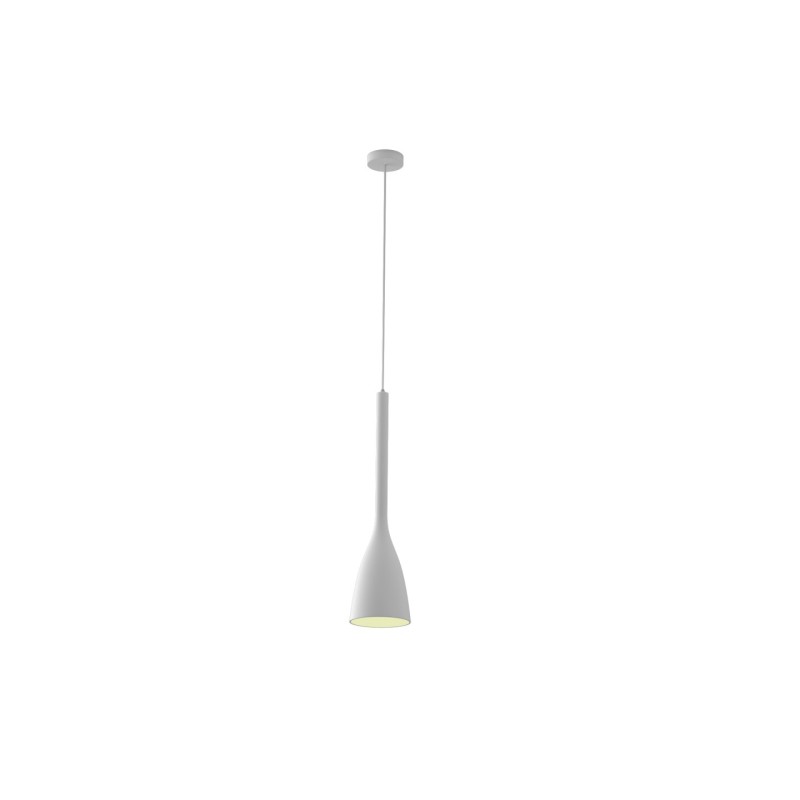 CRATER Smart pendant light white glass 11x42cm without source and DO