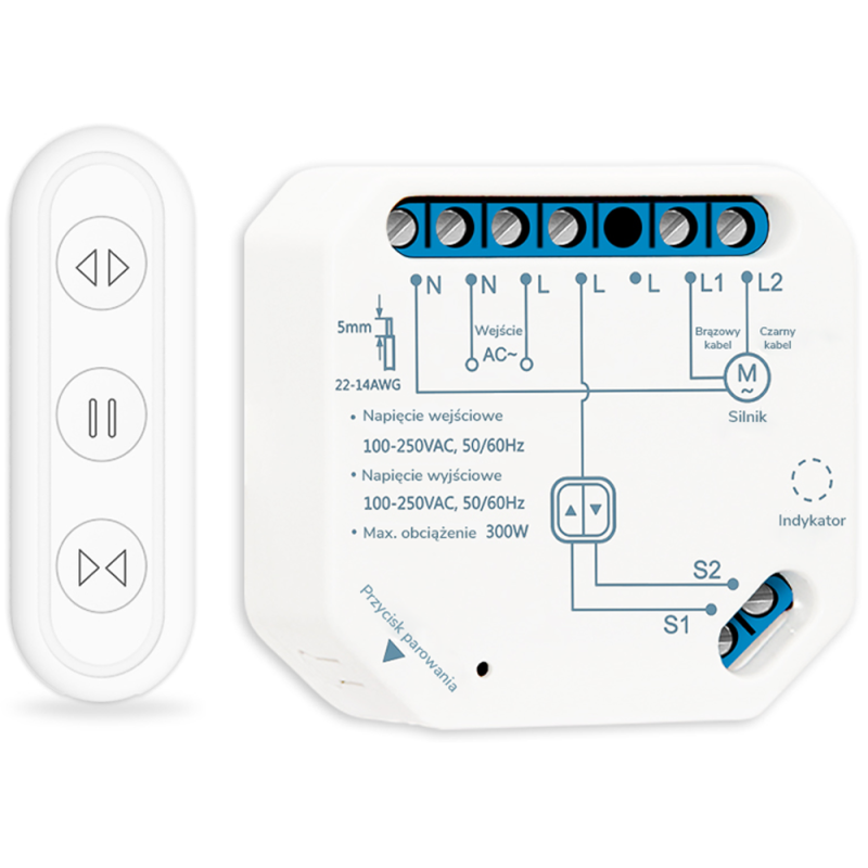 Roller relay + remote controller Wi-Fi
