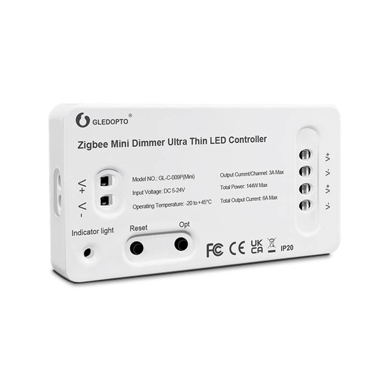 Ultra Mini kontrolieris LED DIM GL ZigBee HUE TUYA