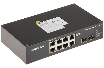 SLĒDZI POE DS-3T0510HP-E/HS 8 PORTU SFP Hikvision