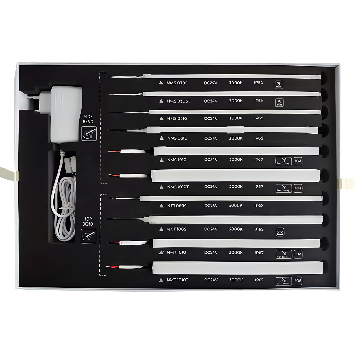 neon small size & indoor outlined model display box