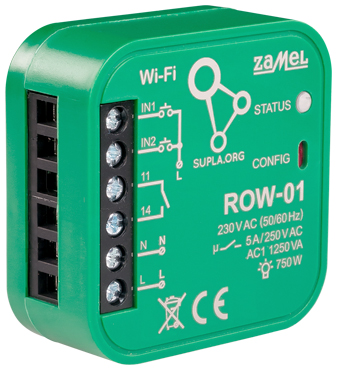 SMART SWITCH ROW-01 Wi-Fi 230&amp,nbsp,V AC ZAMEL