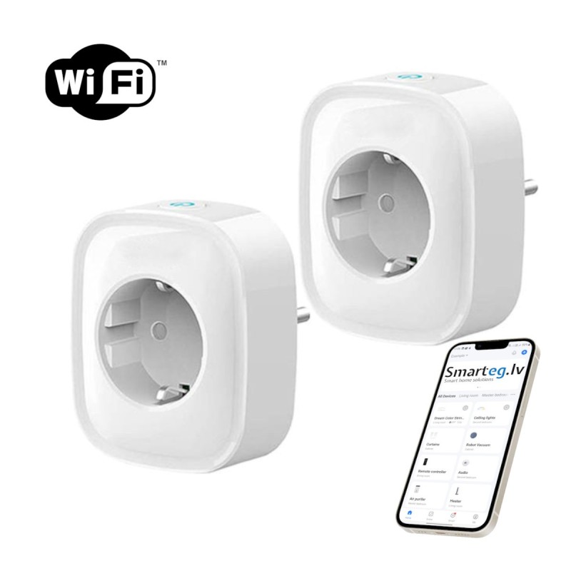 Smart ligzda WiFi Gosund SP1 (2-pack), Tuya