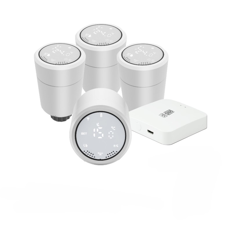 Smart Thermostat 4+1 Starter Kit, Zigbee, TUYA