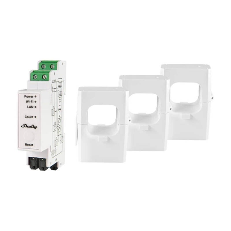 3-phase Energy Meter PRO 3EM 400A Wi-Fi Shelly