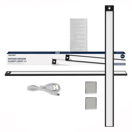 Yeelight skapja sensora gaisma 60 cm - melna 4000 K