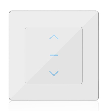 Stikla balts rullīšu slēdzis