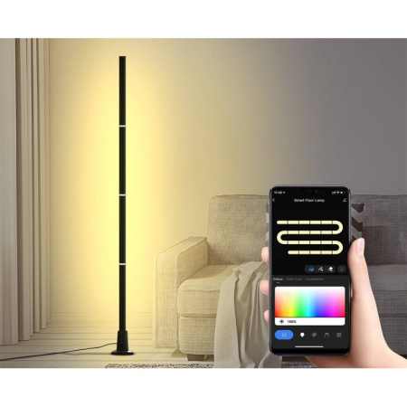 AMBIENT LED RGBIC WiFi TUYA stāvlampa
