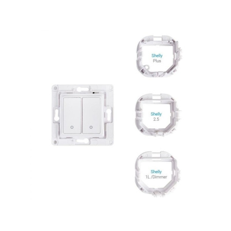 Shelly Wall Switch 2 poga - balta