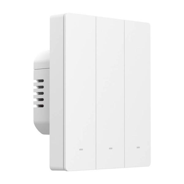 M5-3C-80W WiFi Matter viedais sienas slēdzis (3 kanālu, rāmim)