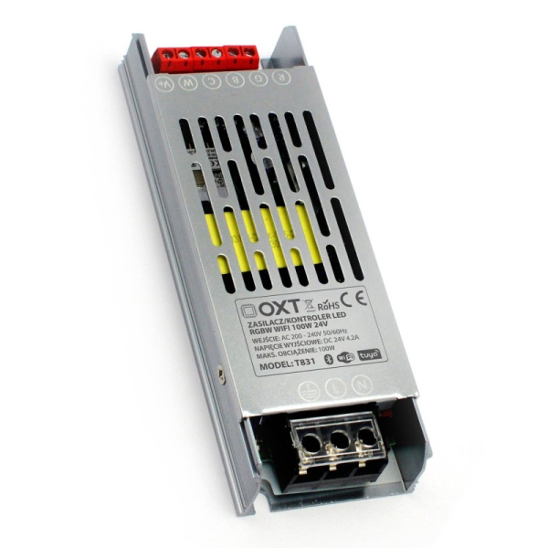 OXT 2w1 OXT 2w1 Засилач и контроль LED RGB+CCT 100W 24V WiFi Bluetooth TUYA