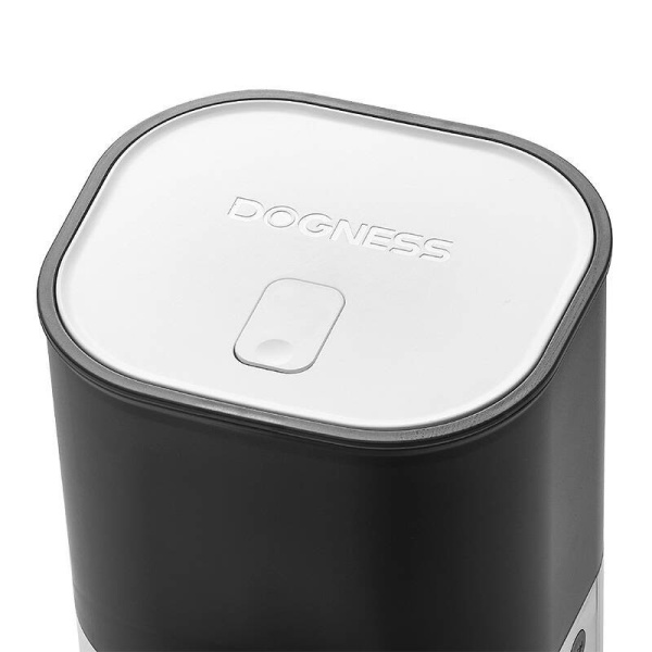 Автоматическая кормушка для домашних животных с пластиковой миской Dogness (белая)