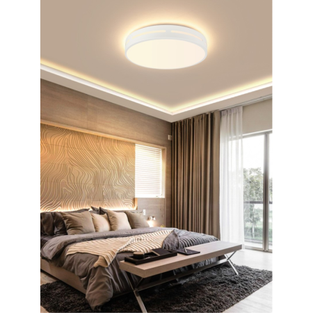 LED RGB griestu lampa apaļa 30cm 24W Wi-Fi