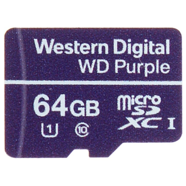 ATMIŅAS KARTE SD-MICRO-10/64-WD UHS-I, SDHC 64 GB Western Digital