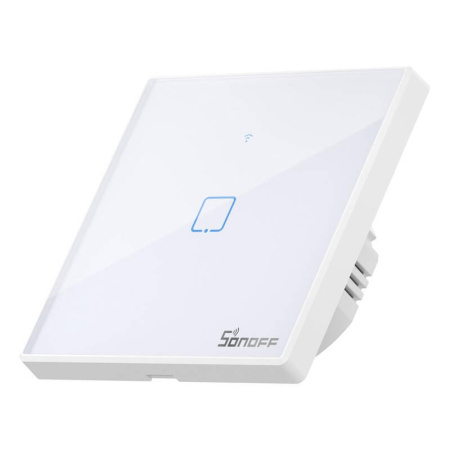 Smart Switch WiFi + RF 433 Sonoff T2 EU TX (1-kanāls) atjaunināts