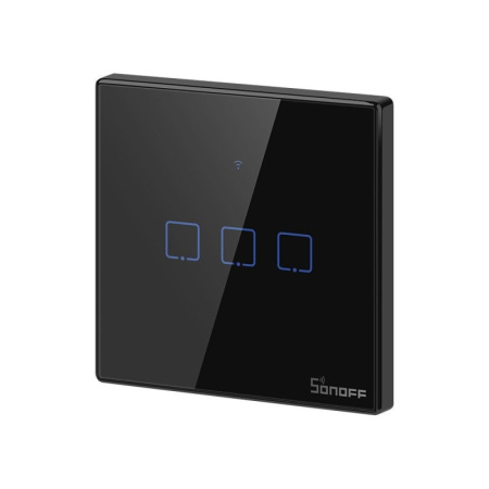 Smart Switch WiFi + RF 433 Sonoff T3 EU TX (3 kanāli)