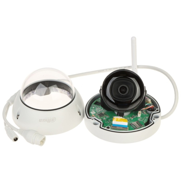 IP VANDALPROOF KAMERA IPC-HDBW1230DE-SW-0360B Wi-Fi — 1080p 3,6 mm DAHUA
