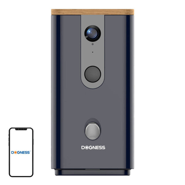 Viedā uzkodu padevējs ar kameru T03 Dogness (melns)