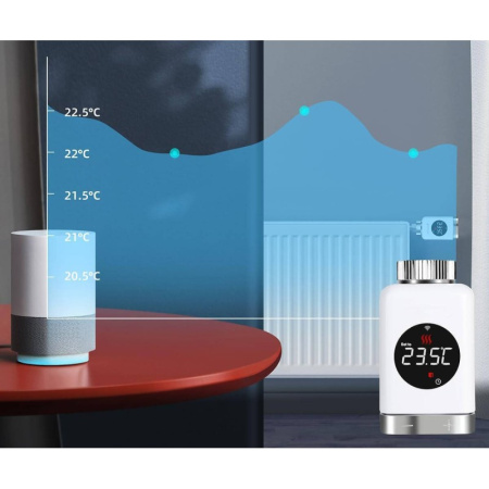 Radiatora vārsta termostats Zigbee