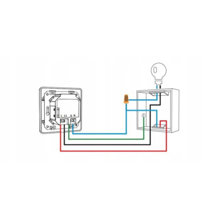 WiFi pieskāriena gaismas dimmer KT TUYA sērija