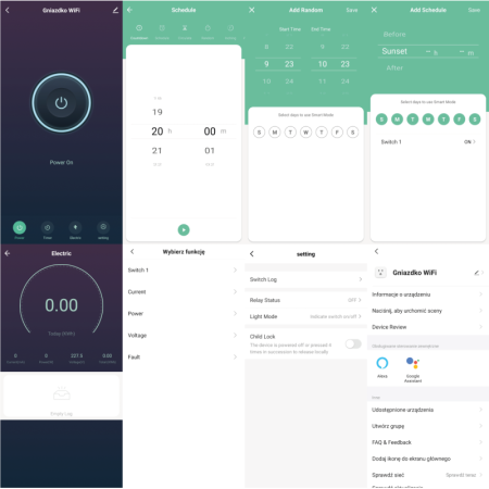 PSMART USB mērīšanas ligzda melna RM WiFi TUYA