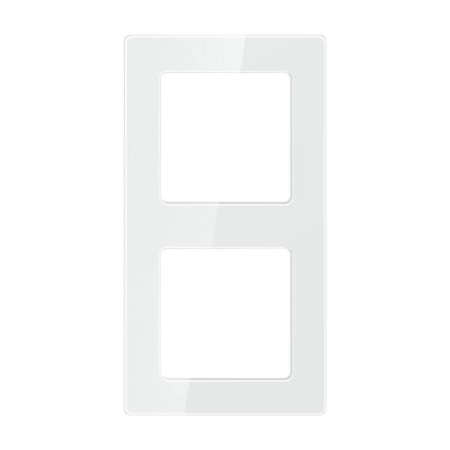 Divkāršā rāmja ligzda N-TS10-Frame-W2 (balta) Avatto