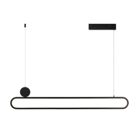 OVALE Smart piekarams gaismeklis melns 122cm 50W Tuya WiFi ar BEACON atbalstu