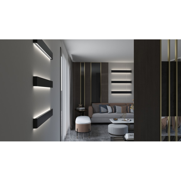 Wall lamp 76 cm 40w white Zigbee