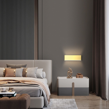 Sienas lampa 29cm 8W zelta Zigbee