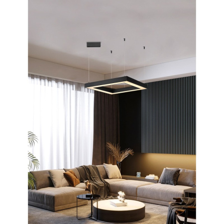 CANTO SLIM Smart piekarams gaismeklis 80x80x7cm 60W melns Zigbee 3.0