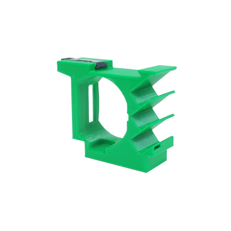 DIN sliedes adapteris Shelly 1 un Shelly 1PM viedreleja slēdžiem ar temperatūras adapteri