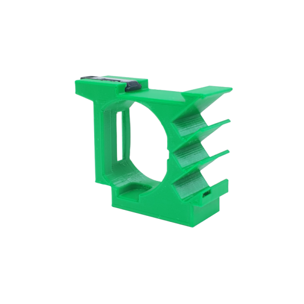 DIN sliedes adapteris Shelly 1 un Shelly 1PM viedreleja slēdžiem ar temperatūras adapteri